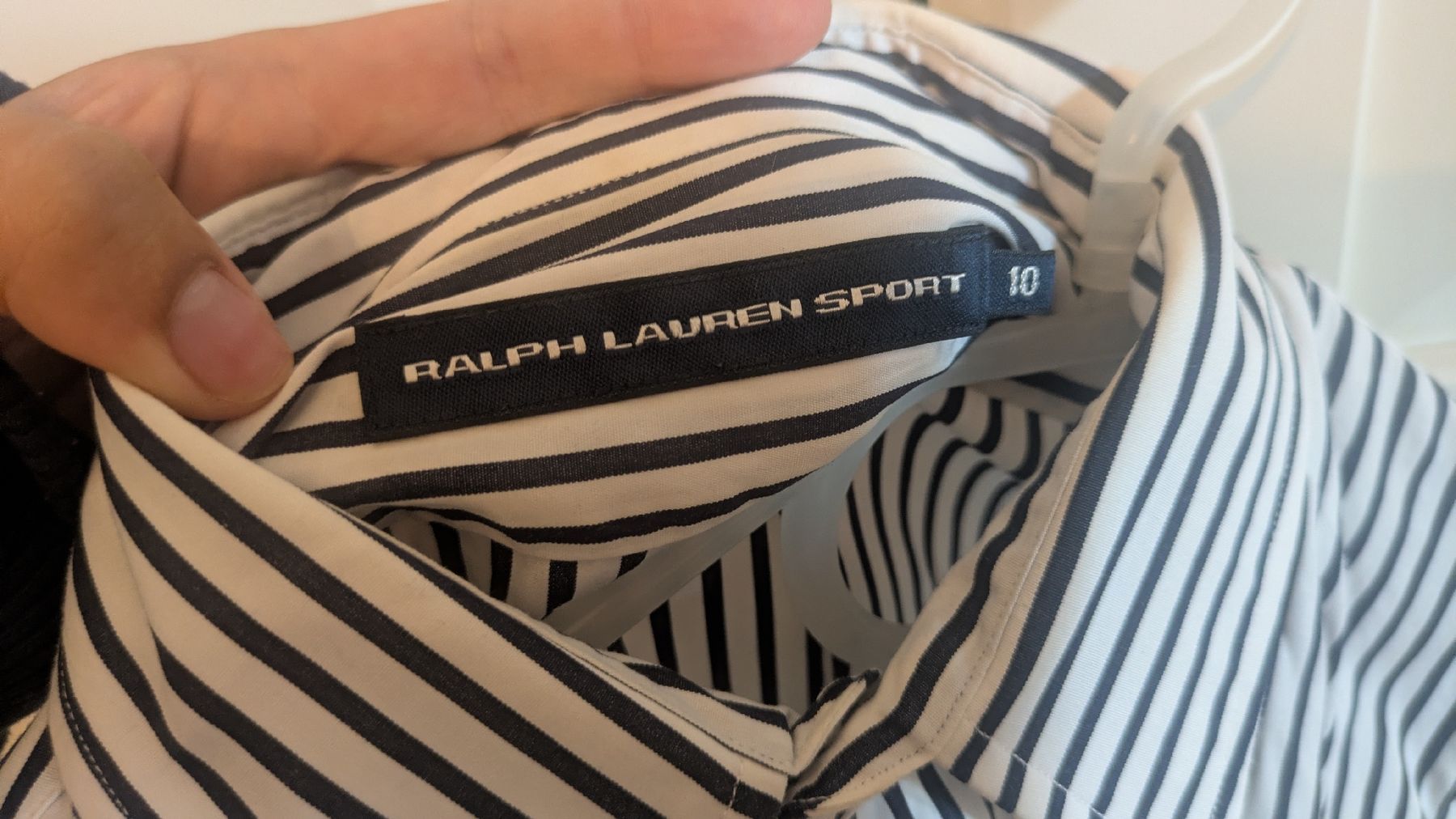 Ralph Lauren Chemisiers: Damen Hemd Ralph Lauren Sport gestreift Grösse 10 – Neuf (Voir description) à Bern par LoreCuPi 1