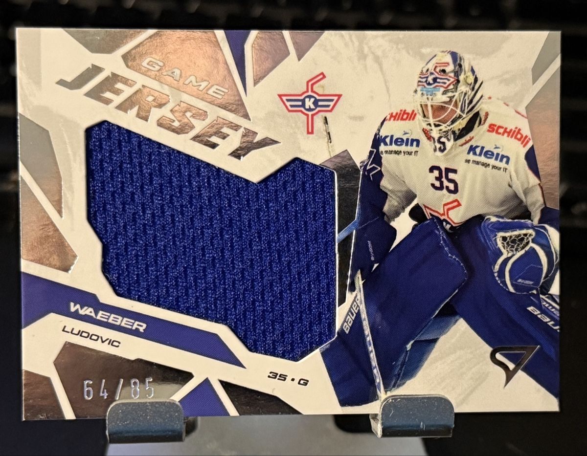 Sportzoo Carte collezionabili: Ludovic Waeber 64/85 Game Jersey – Nuovo (secondo la descrizione) da Zauggenried venduto da Puckcollector_NS