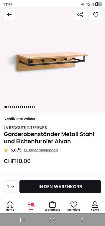Guardaroba: Wandgarderobe Eichenfurnier – Usato da Thalwil venduto da Karolincka 2