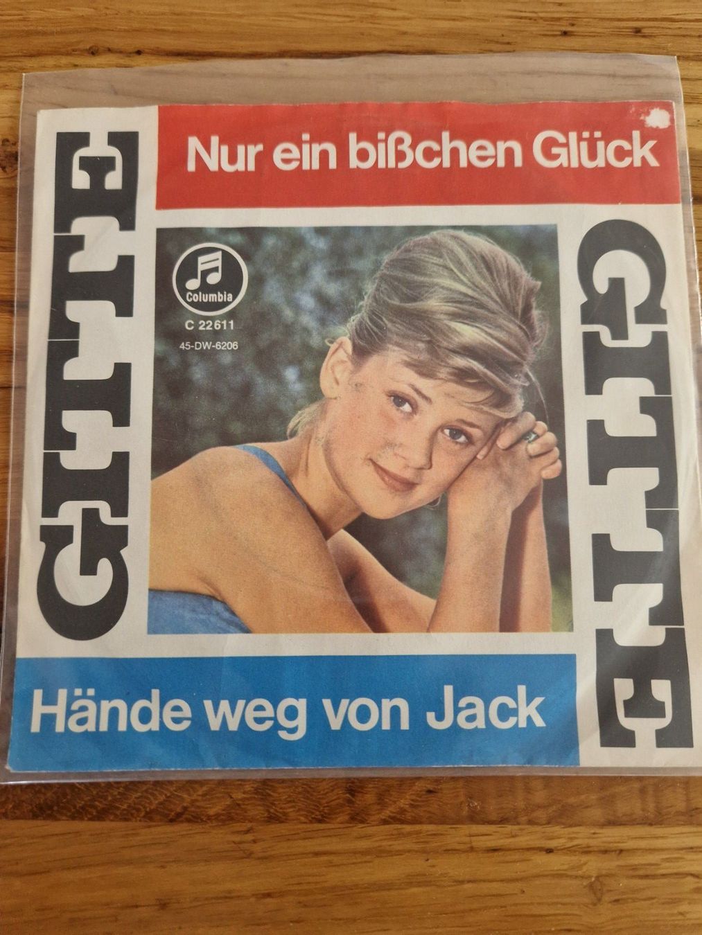 Dischi in vinile: Vinyl Single - Gitte - Nur ein bisschen Glück – Usato da Sursee venduto da FKZ_13