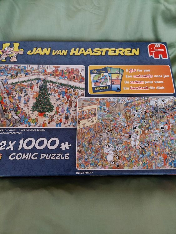 Puzzle Jumbo 1500 Pièces - L'Oasis De Jan Van Haasteren (90x60 Cm) - Occasion