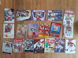 18 NFL Trading Cards der Kansas City Chiefs
