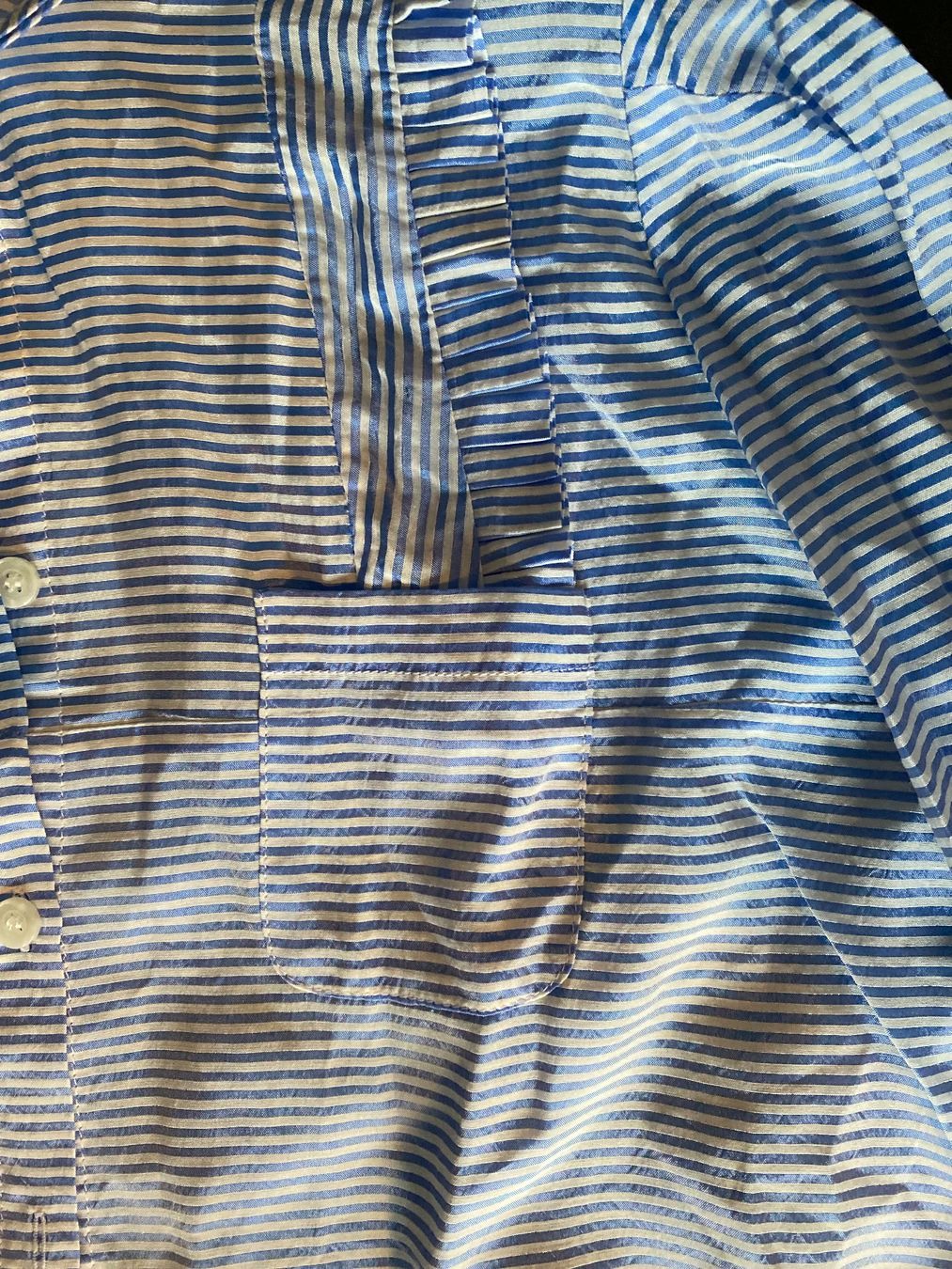 Blusen: Bluse gestreift von Peter Jensen – Gebraucht aus Chur von simhofstr 2
