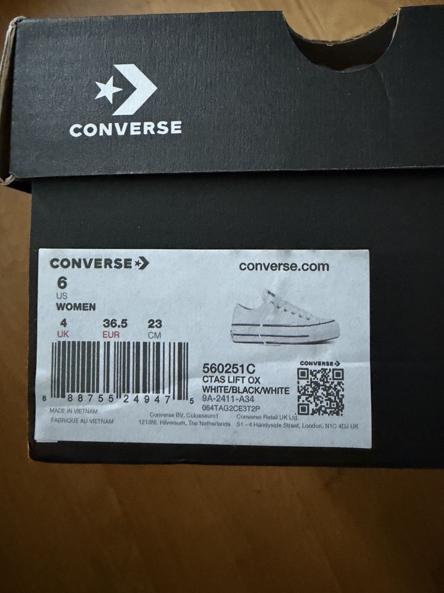 Converse Scarpe da donna: Basket converse blanche 36.5 – Nuovo e nell'imballaggio originale da Dully venduto da CELINE.D11 4
