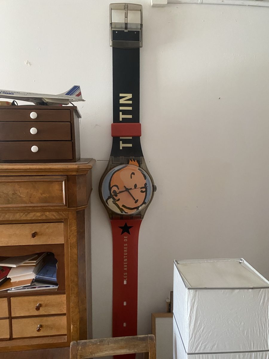 Swatch Orologi: Maxi swatch géante Tintin   – Usato da Lausanne venduto da Csamadhi