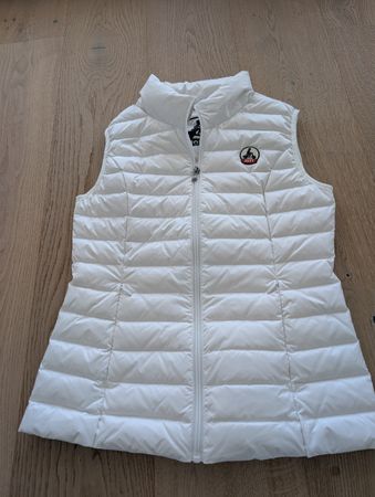 leichte ärmellose Daunenjacke weiss von Jott in grösse XS