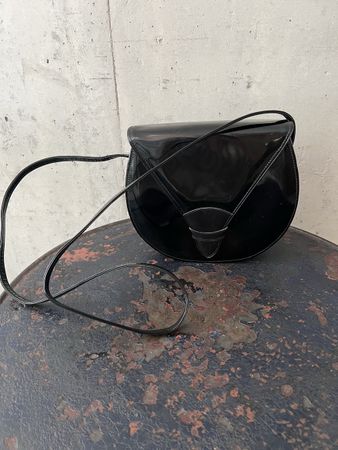 80er Jahre Bally Lacktasche