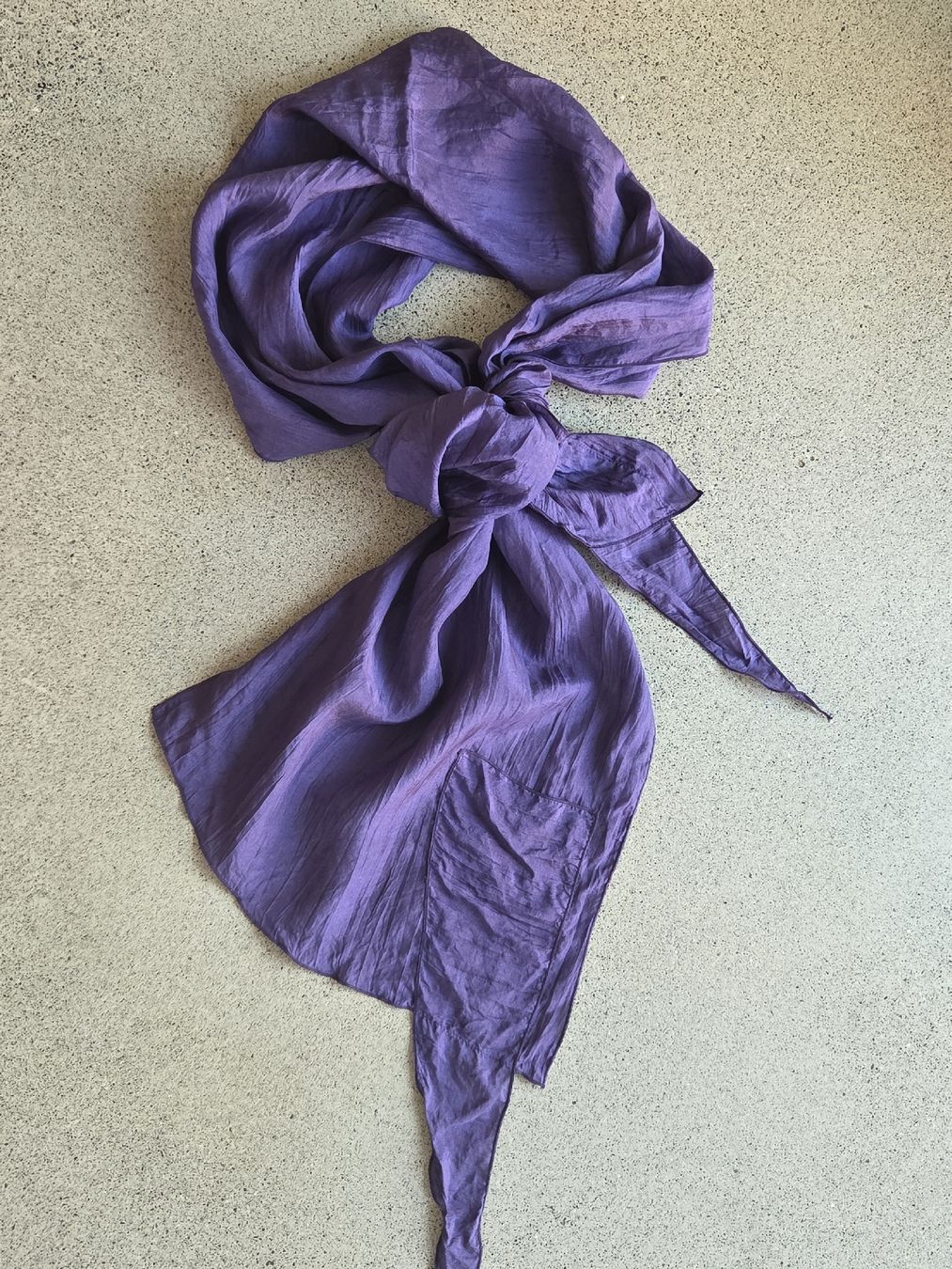 Foulard & Sciarpe: Seidenschal mit Taschen, 180 x 37 cm – Nuovo e nell'imballaggio originale da Frauenfeld venduto da Schenken-mit-Herz 3