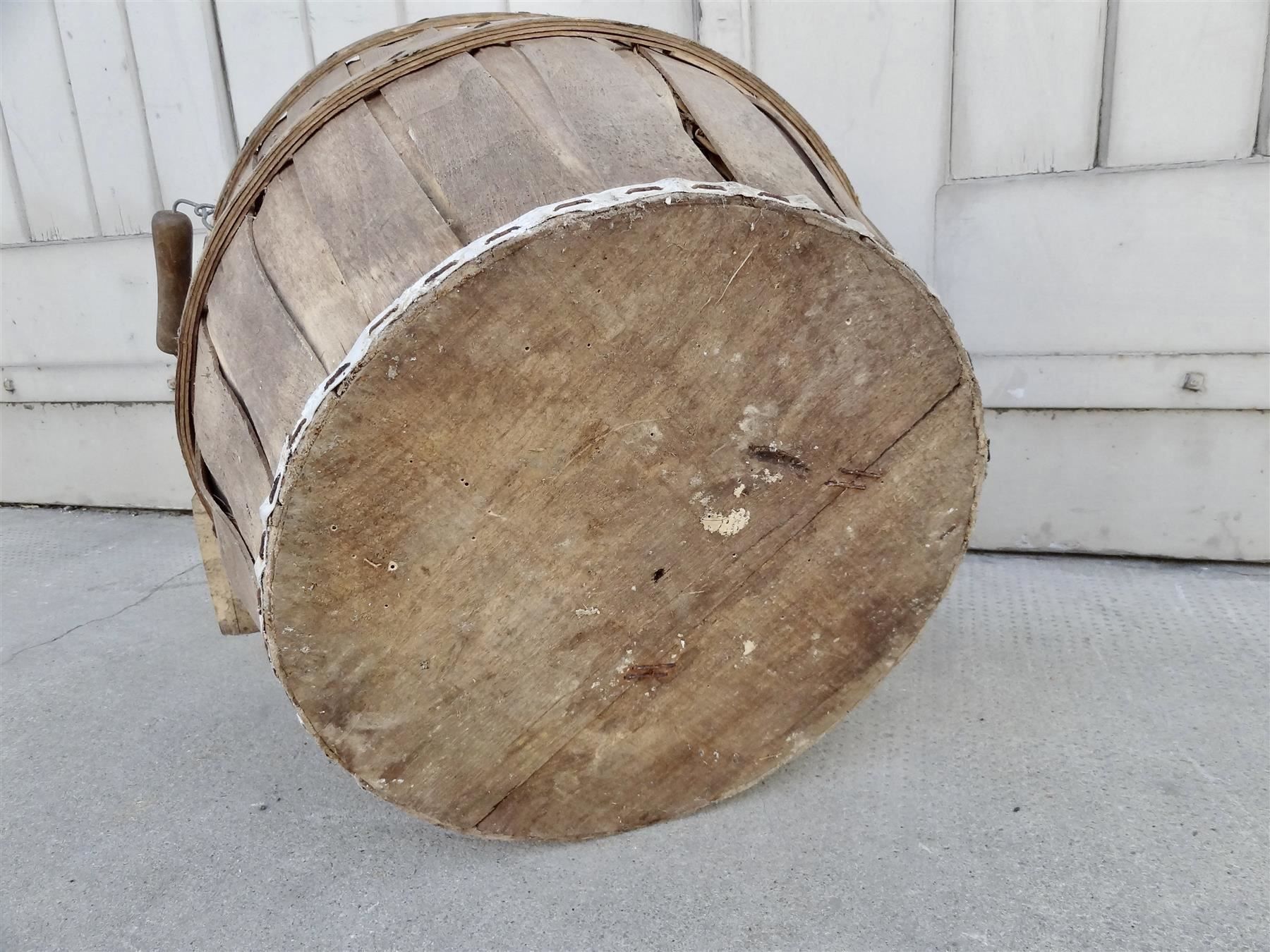 Bottiglie: spezielle alte Korbflasche Holzkorb Span – Nuovo e nell'imballaggio originale da Kerzers venduto da Flaschenposten 7