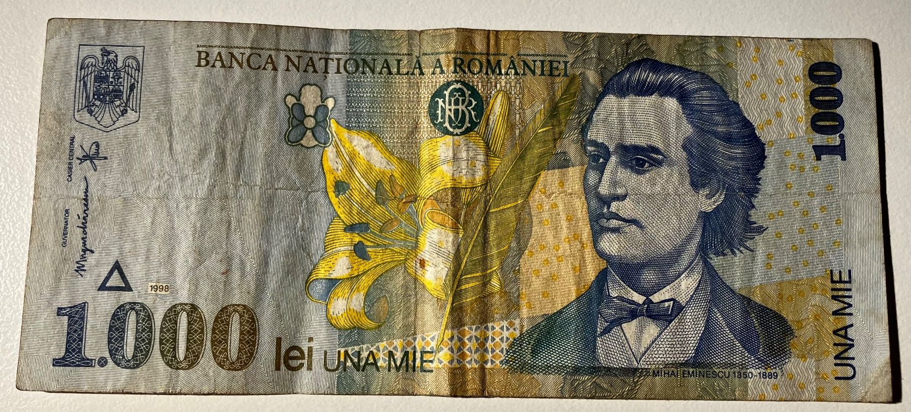 Banconote: Rumänien 1000 Lei 1998 – Usato da Algetshausen venduto da Carrhard