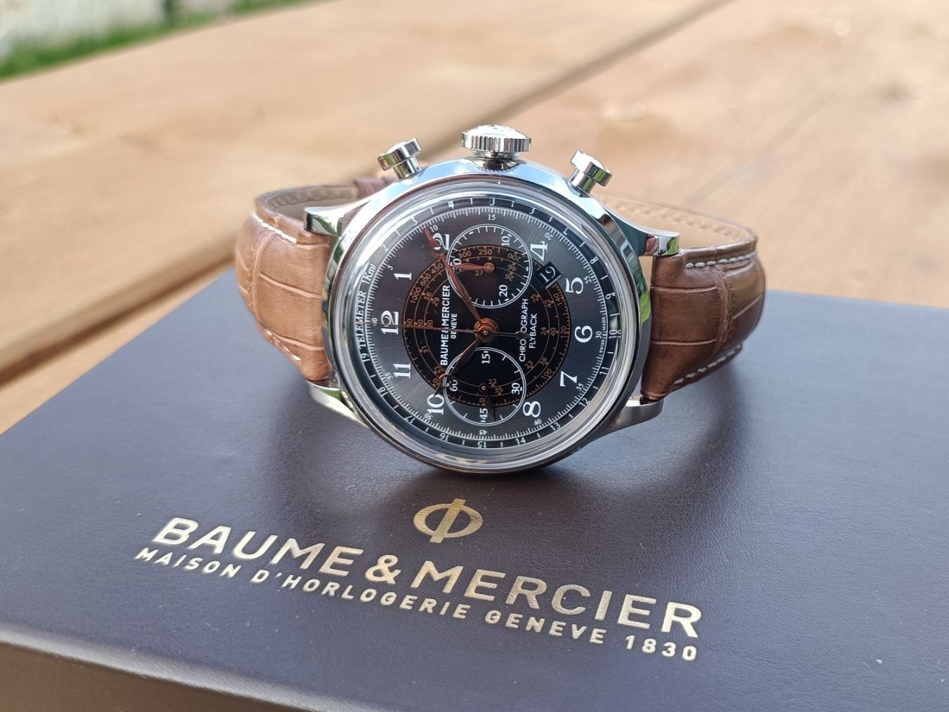 Baume & Mercier Orologi: Baume et Mercier Capeland flyback chronograph full set NEW – Nuovo e nell'imballaggio originale da Pampigny venduto da Calypso06 1