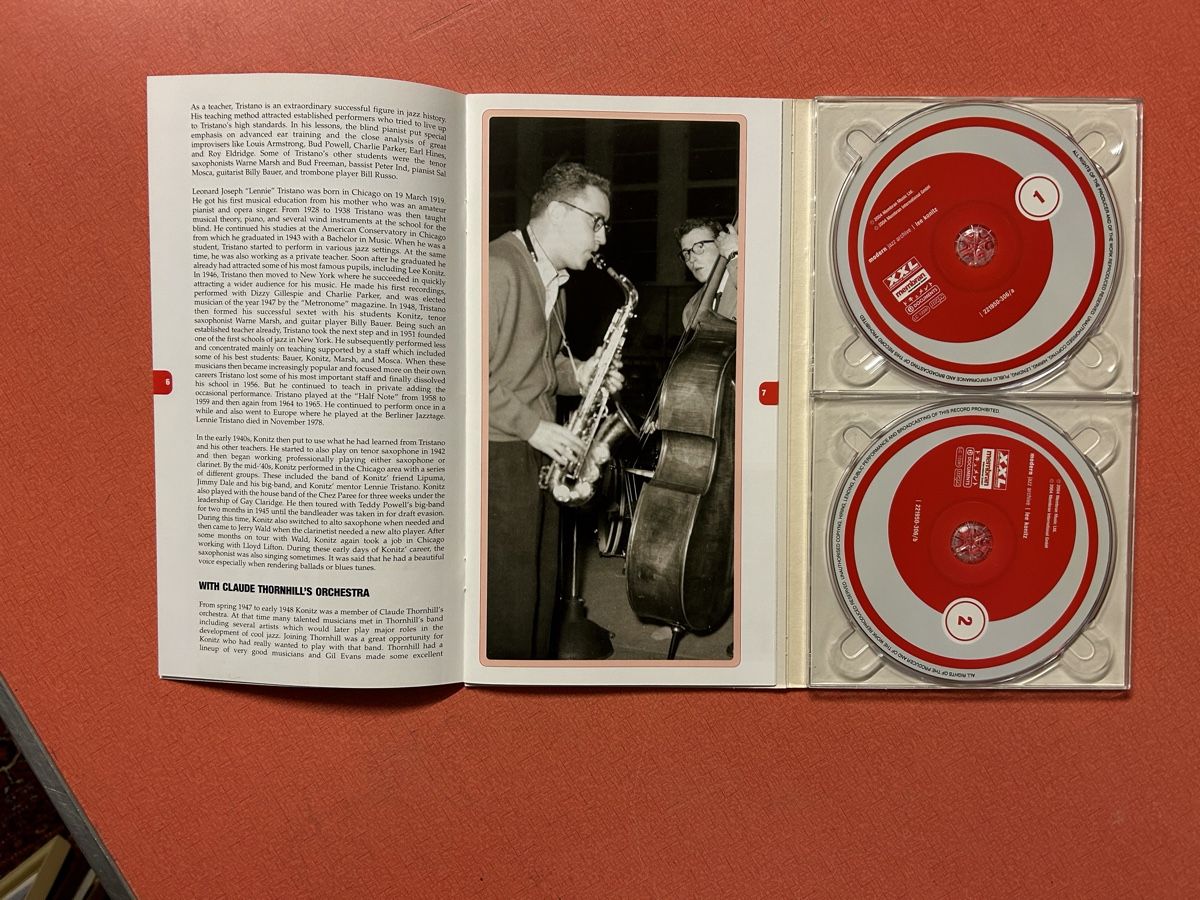 CD: Lee Konitz - Modern Jazz Archive - Doppel CD - Selten! – Usato da Lanzenhäusern venduto da vic63 2