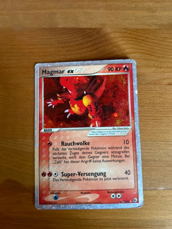 Pokémon Magmar ex (Gebraucht) in Beckenried für CHF 8 – mit Lieferung ...