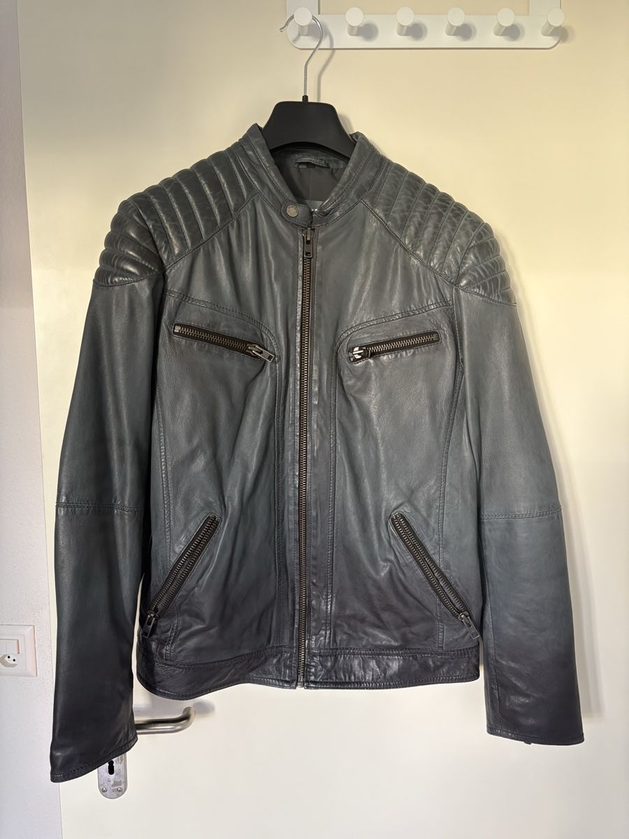 Giacche: Freaky Nation Lederjacke grau M – Nuovo (secondo la descrizione) da Zürich venduto da nh90