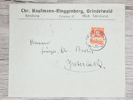 CL01 Enveloppe + Timbre Suisse 1925