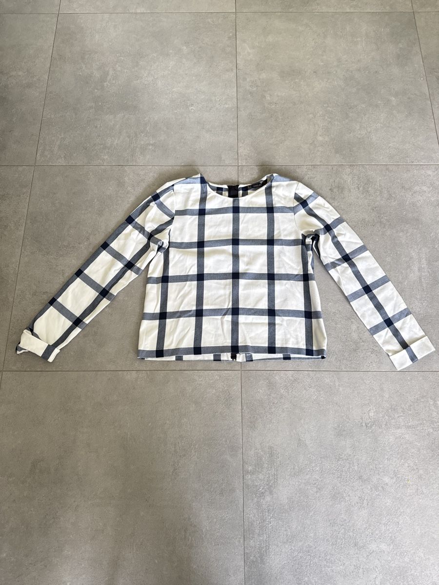 Zara Camicette: Zara Basic Bluse mit Karomuster, Gr. S, Top Zustand! – Nuovo (secondo la descrizione) da Elsau venduto da shoppa2