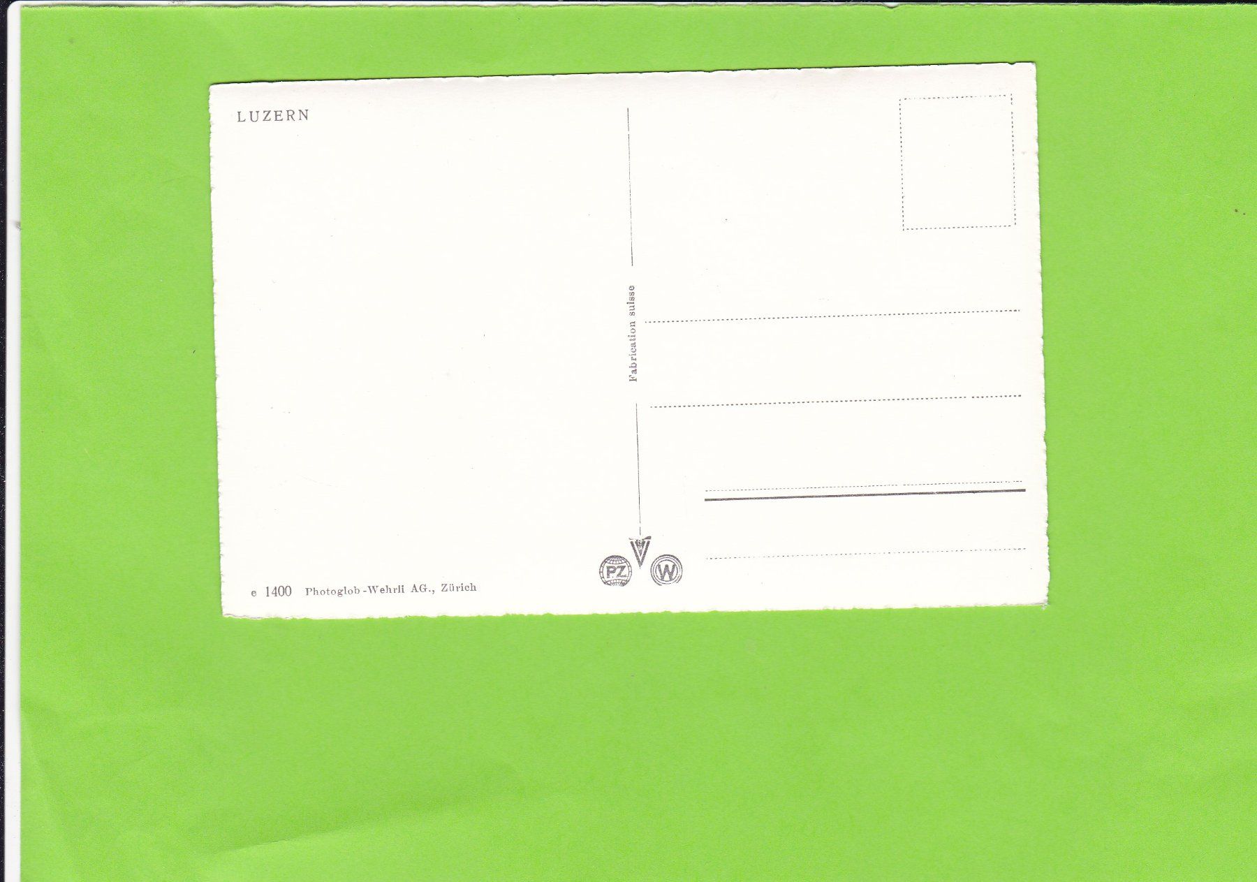 Cartoline postali: Luzern – Usato da St. Peterzell venduto da neckertal 1