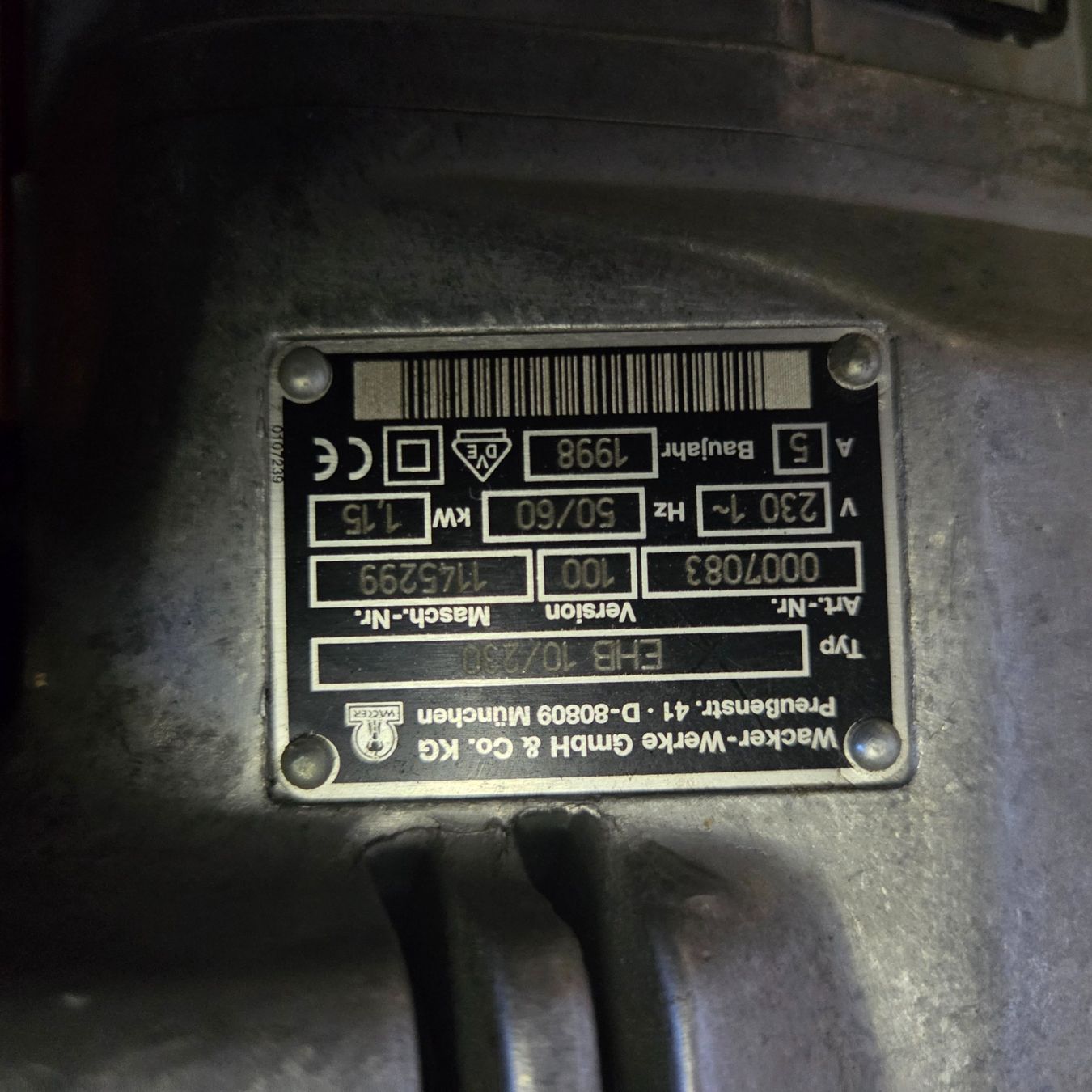 Trapani: Abbauhammer / Bohrmaschine – Usato da Unterwasser venduto da guido90 6