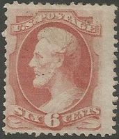 Timbre de 1873 ( United States / A. Lincoln )