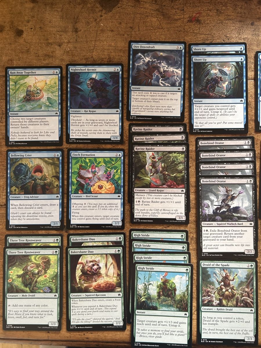 Magic The Gathering Carte collezionabili: Bloomburrow Magic the Gathering 58x common  – Nuovo (secondo la descrizione) da Lausanne venduto da SavaLilie