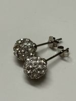 Ohrstecker aus Silber mit Strass - Perfekt für den Winte