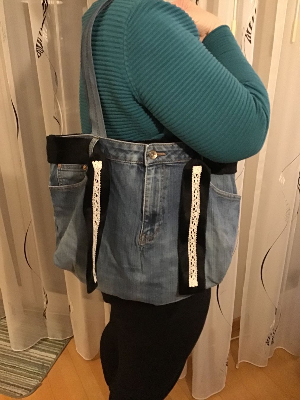Borse: Jeanstasche upcycled – Nuovo (secondo la descrizione) da Widnau venduto da stiinli 2