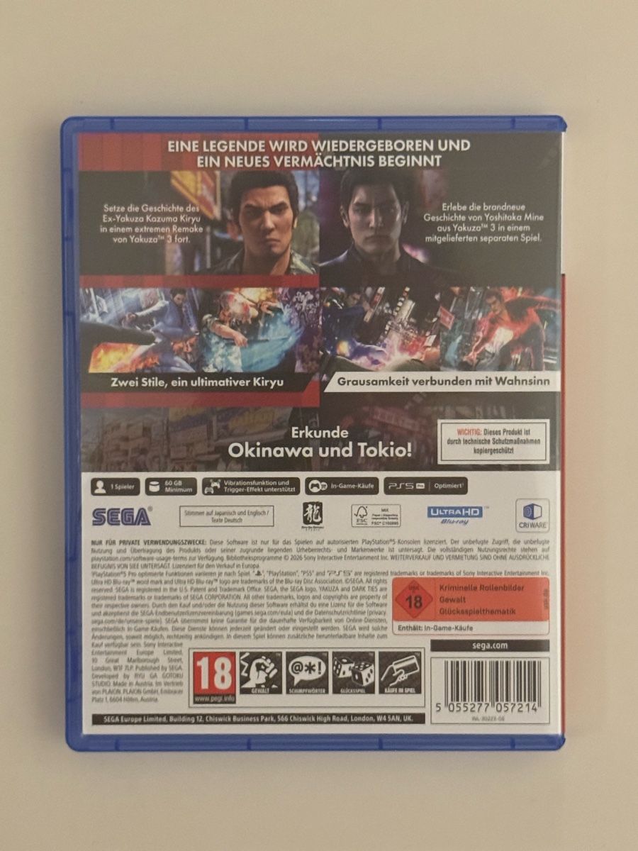 Sony Giochi: Yakuza Kiwami 3 Dark Ties PS5 – Nuovo (secondo la descrizione) da Winterthur venduto da Kev_Scha14 1