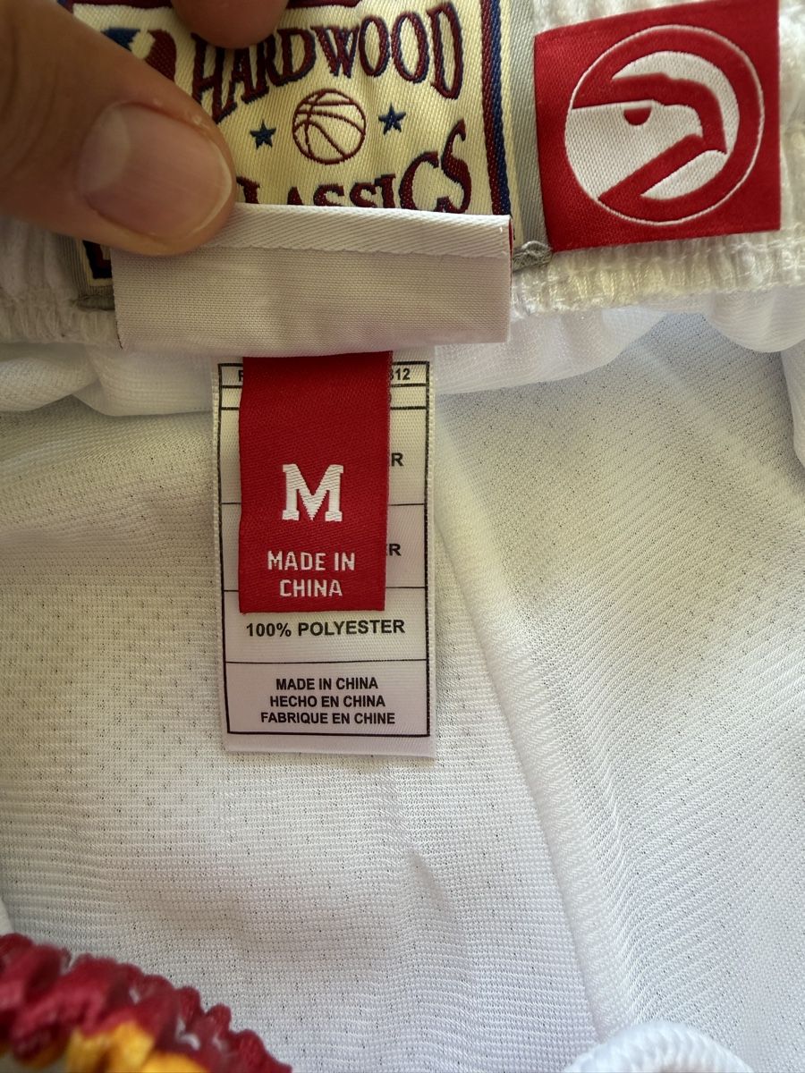 Pantaloni: Mitchell & Ness Hardwood Classics Shorts Atlanta Hawks – Usato da Bassersdorf venduto da Joe_56lh 3