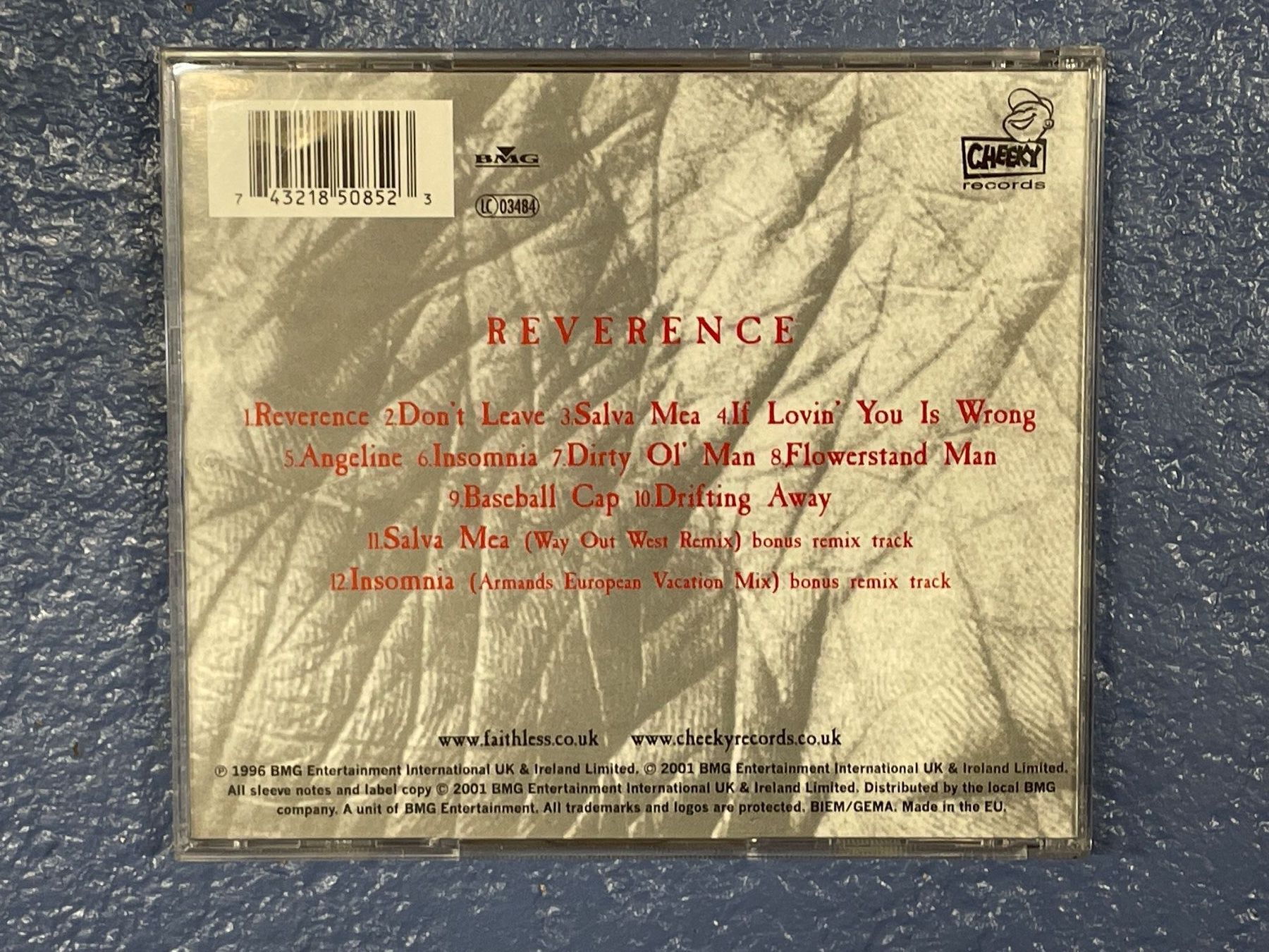 CD: [CD] FAITHLESS - Reverence (2002) Special Edition – Usato da Frasnacht venduto da DiskSelection 1