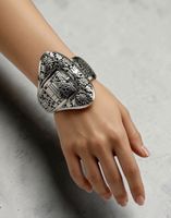 Antikes Silberarmband Gürtelschnalle Indochina Silber 1900