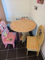 Kinder Tisch mit Bank und Stühlen Holz