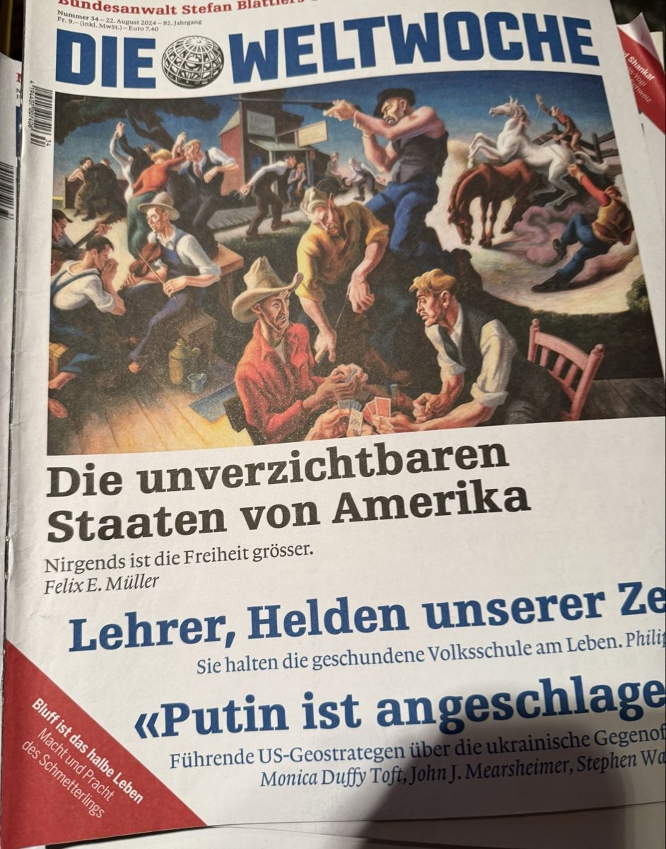 Zeitschriften & Magazine: WELTWOCHE- 41 Ausgaben/2024 – Gebraucht aus hunzenschwil von Oldipark 3