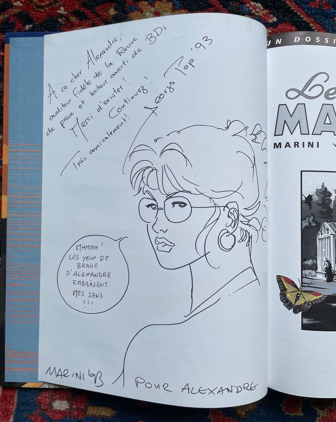 Comics: Marini le Parfum du magnolia + dessin – Gebraucht aus Biel/Bienne von  2