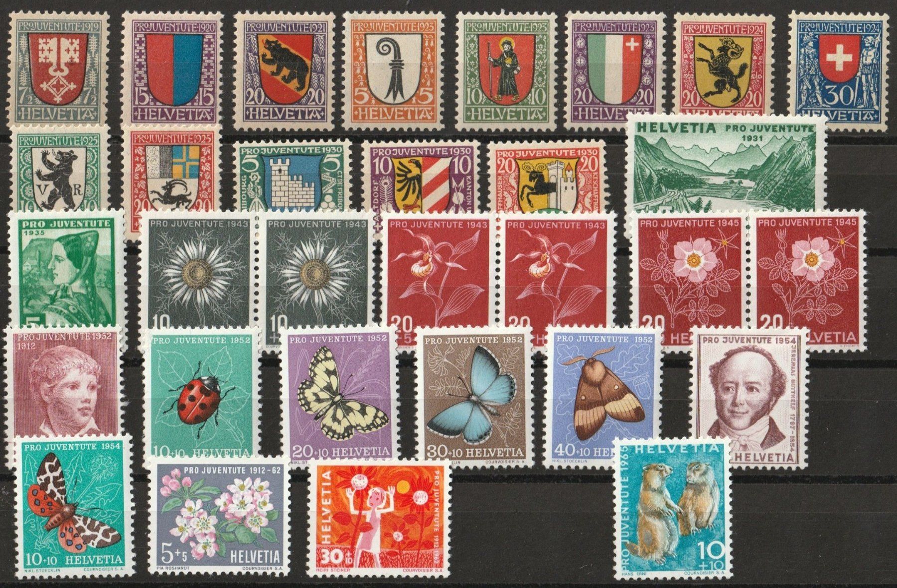 Tous les timbres: Lot postfrische PJ Marken Kat. 90.- – D'occasion à Fislisbach par Zigzag12