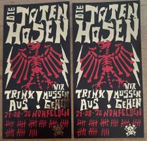 2 Tickets Konzert «Die Toten Hosen» in Nohfelden am 21.8.26