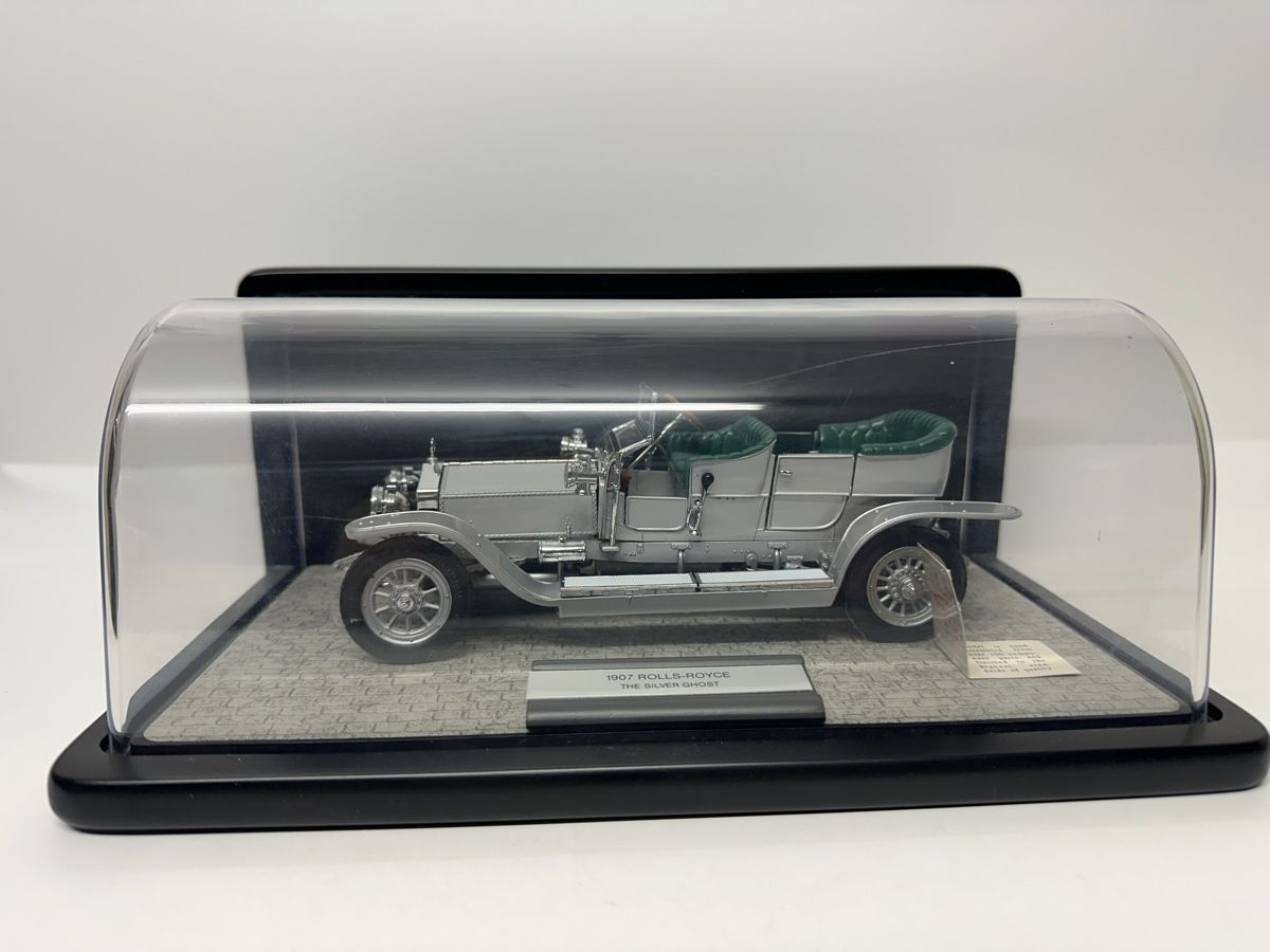 Franklin Mint Modellini d'auto: 1907 Rolls Royce Silver Ghost 1:24, Acrylbox, FRANKLIN MINT – Usato da Zofingen venduto da rf9_x2xt