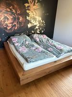 Doppelbett Sumpfeiche geölt