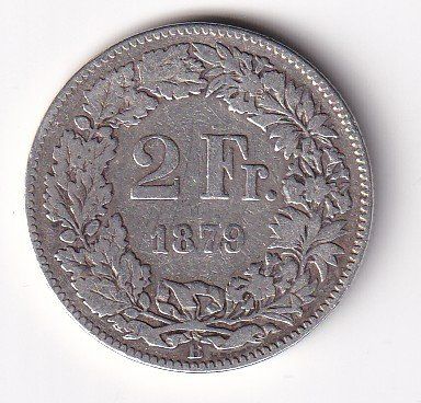 Tutti le monete: 2 Franken 1879 rar – Usato da Neuchâtel venduto da karlpierrino