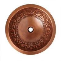 Kupfer Waschbecken Lavabo Handwaschbecken Schale Becken