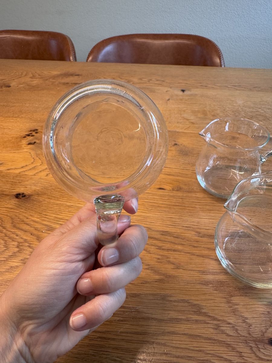 Caraffe: 3x Milchkännchen aus Glas – Usato da Niederbüren venduto da Oetschli 5