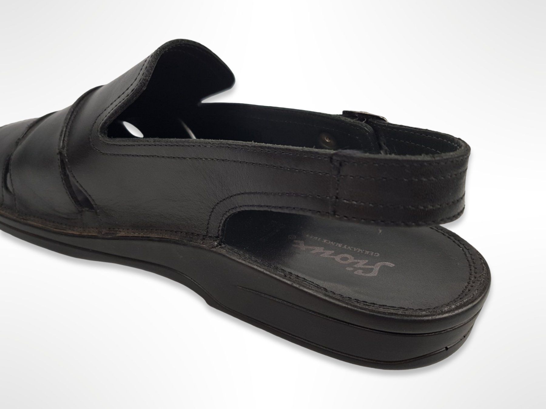 Herrenschuhe: SIOUX Herren Sandalen Schwarz – Gebraucht aus Suhr von Restwert_Suhr 8