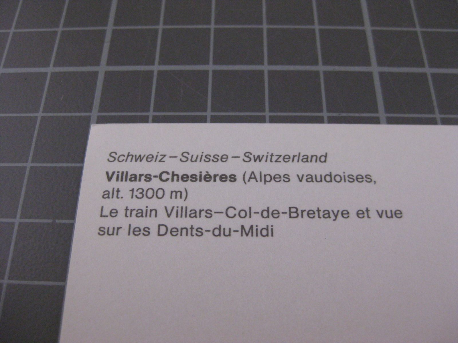 Cartoline postali: AK Villars Chesières mit Zug – Nuovo (secondo la descrizione) da Malters venduto da Marosko 2