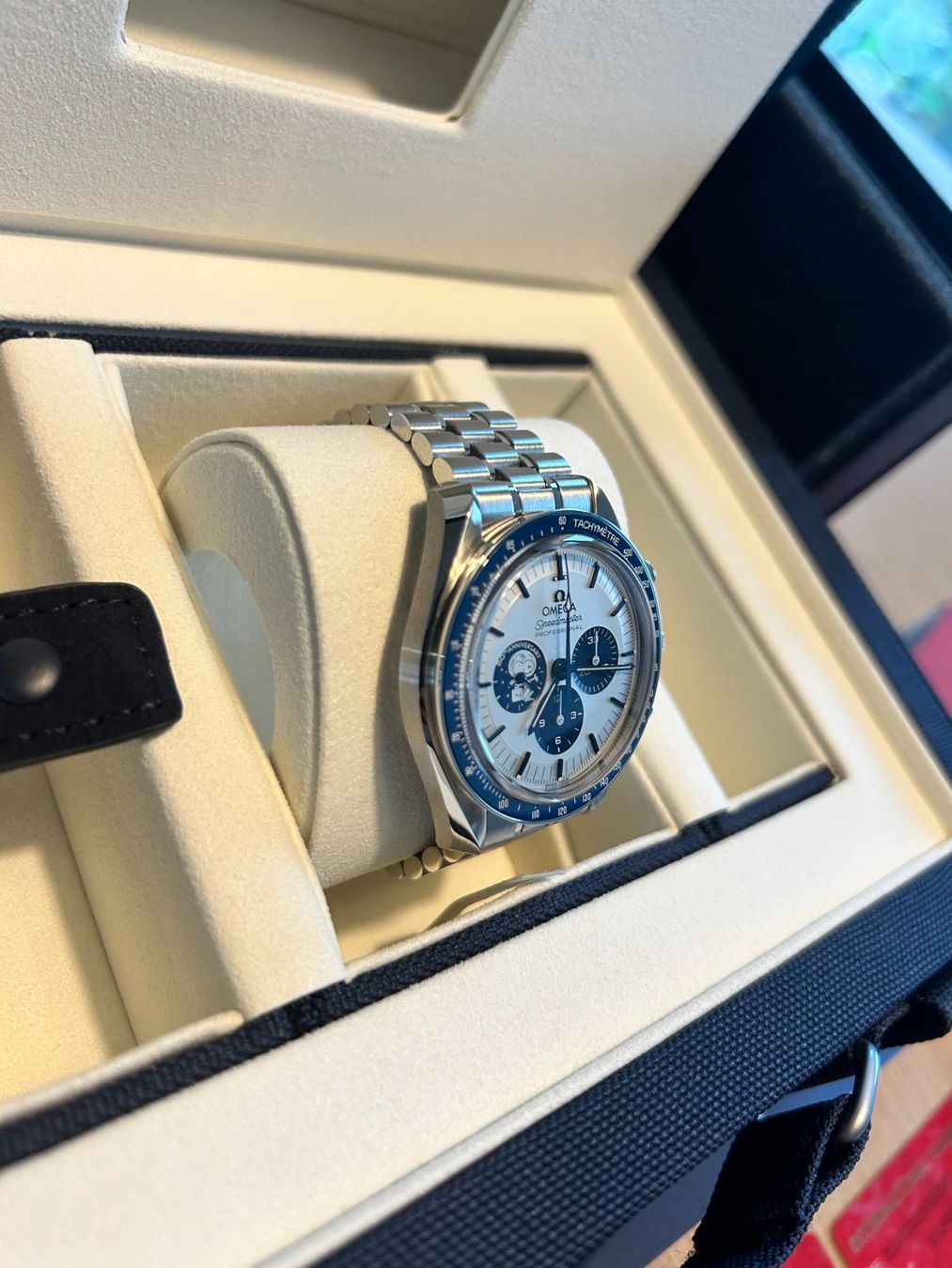 Omega Orologi: Omega Speedmaster Silver Snoopy Award Unworn!!! – Nuovo e nell'imballaggio originale da Zürich venduto da Hans_88 2