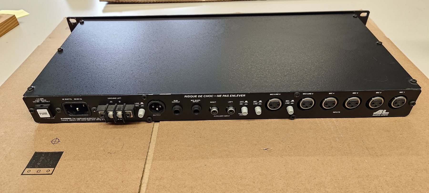 Console di mixaggio: Audio Logic SC610 Microphone / Line Mixer – Usato da Unterägeri venduto da sumatronic 3