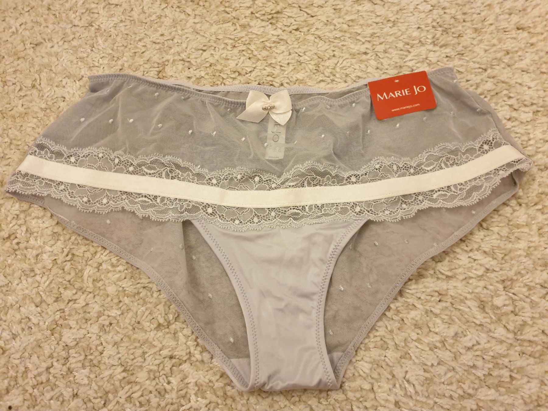 Marie Jo Altra biancheria intima: Marie Jo slip, L, neuf, gris – Nuovo e nell'imballaggio originale da Neuchâtel venduto da Verenas12