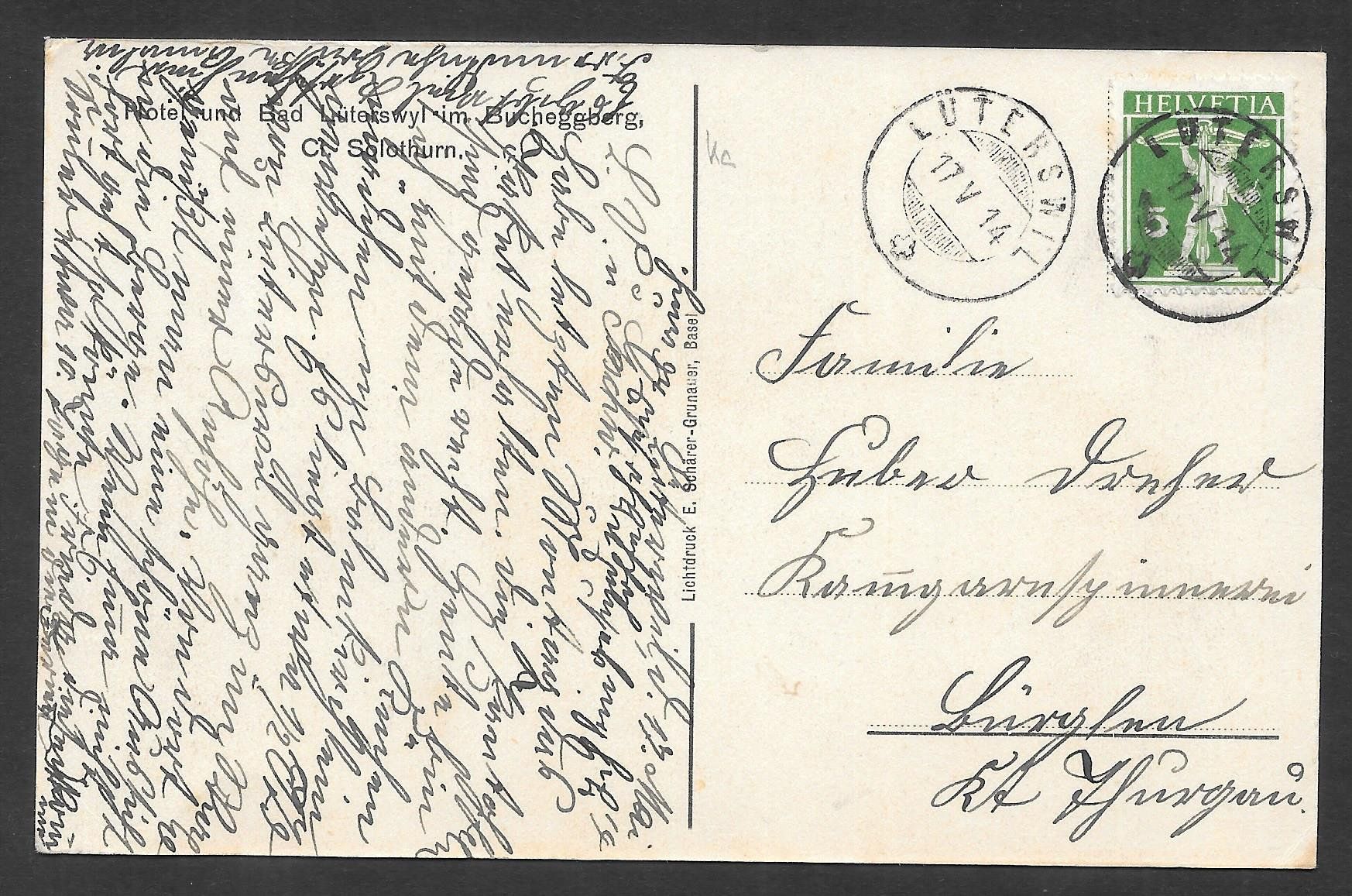 Cartes postales: Lüterswil Balmkirchlein – D'occasion à Olten par clotaldi 1