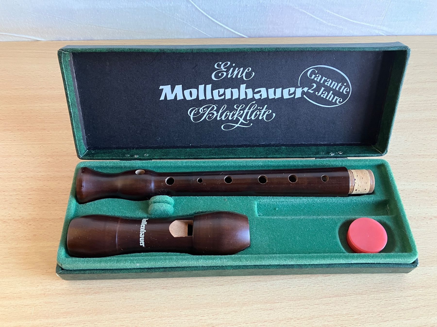 Strumenti musicali: Mollenhauer Blockflöte, Holz, inkl. Etui – Usato da Dornach venduto da lg11
