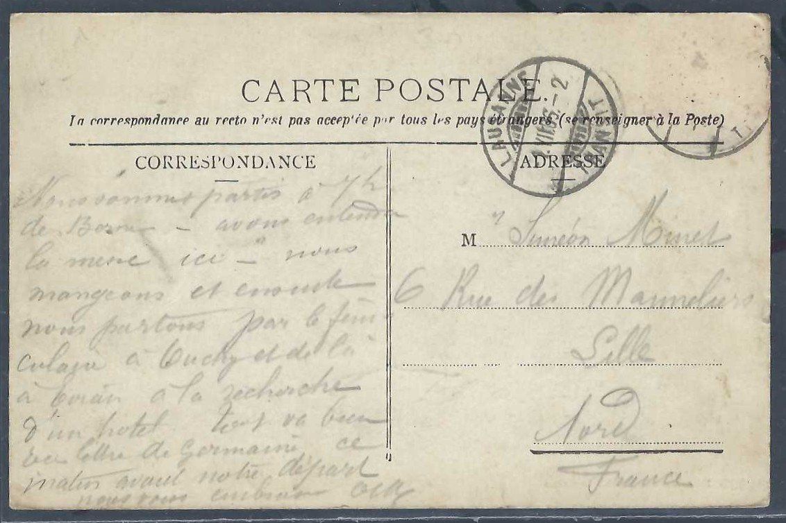 Cartoline postali: Lausanne. Rue de Petit Chêne. – Usato da Horw venduto da SwissSteamMemories 1