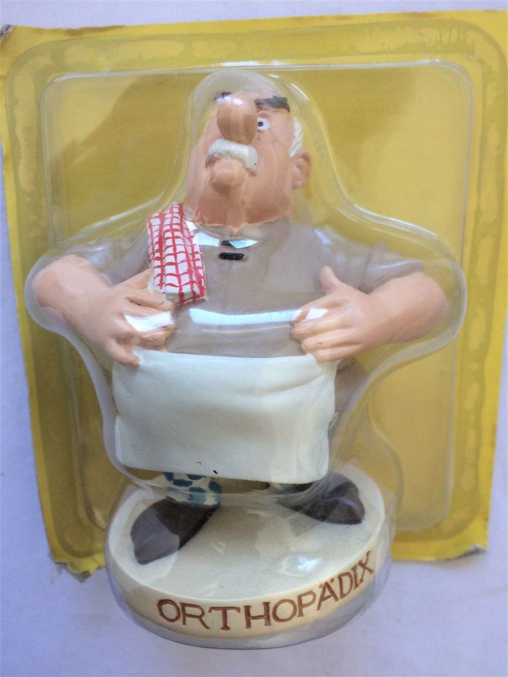Statuette: Asterix - Sammelfigur - ORTHOPÄDIX – Nuovo e nell'imballaggio originale da Schaffhausen venduto da durruti 1