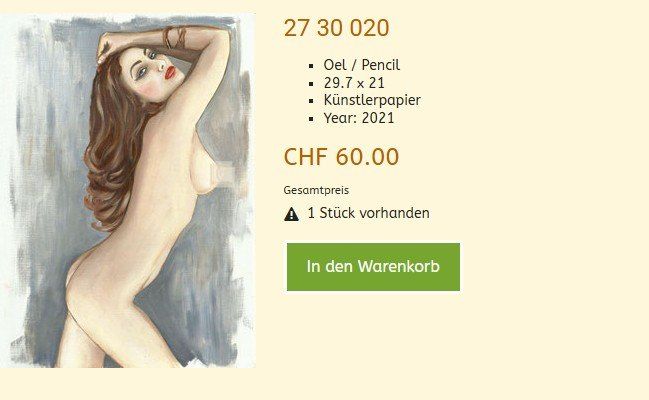 Tableaux: Liquidation !!  Original Oel/Pencil Gemälde  27 30 020 – Neuf (Voir description) à Hagenbuch ZH par Art-Agency 1